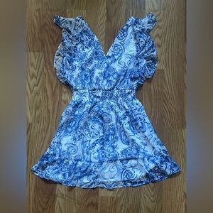 NWT Express Mini Dress with Smocked Waist